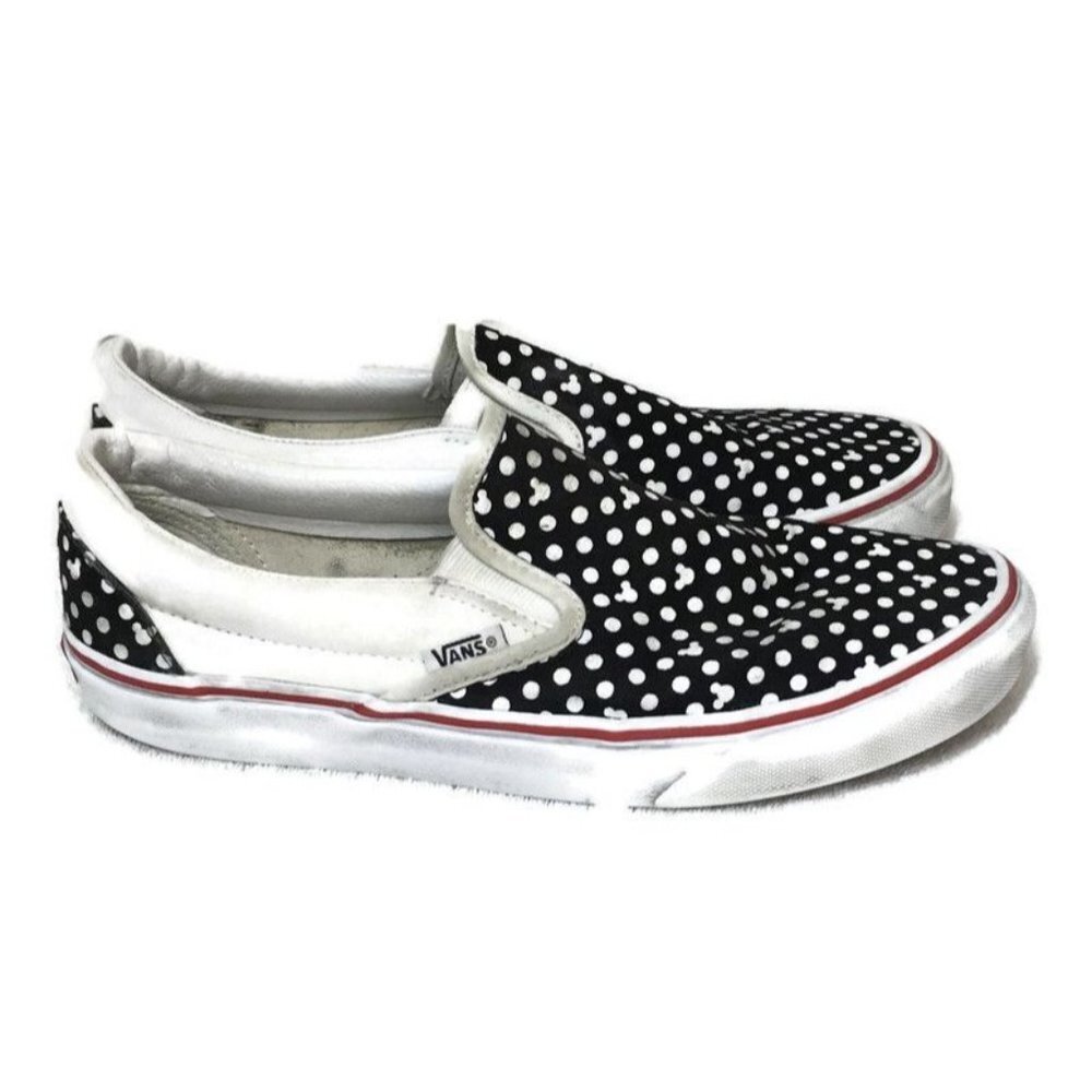 Vans Black and White Polka Dot Sneakers